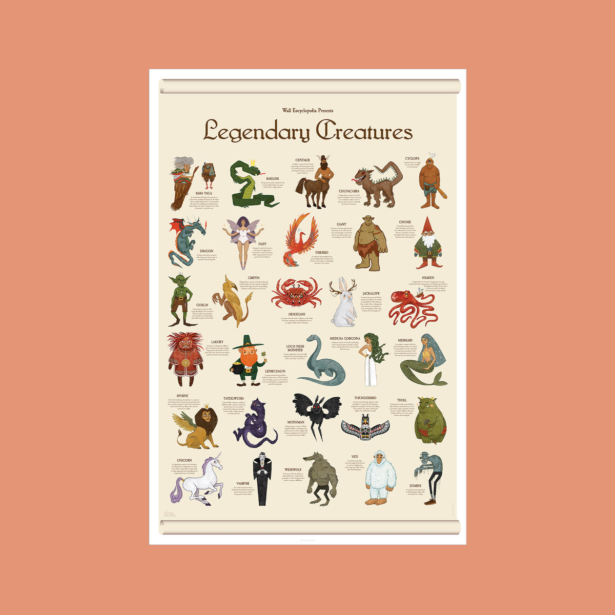 all legendary monsters Legendary Creatures Poster