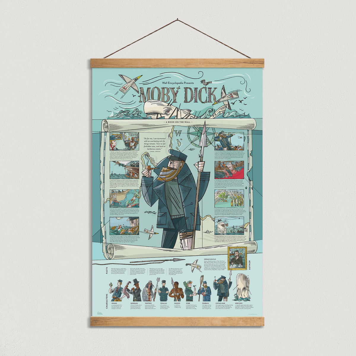 Moby Dick Poster – Hello Moppet